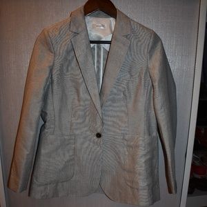 Striped Linen Blazer